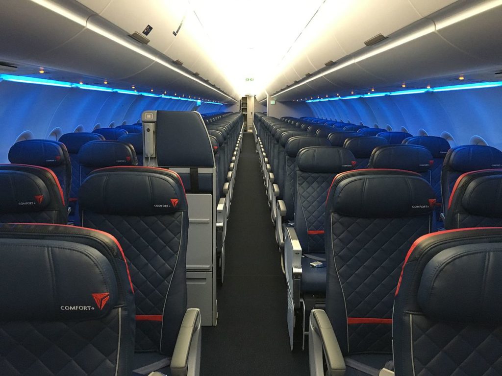 FILE: Interior of Delta Air Lines Airbus A321 (Photo By Delta Air Lines - https://www.flickr.com/photos/deltanewshub/26353862133, CC BY 2.0)