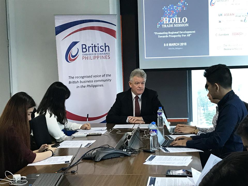 Nelson said BCCP targets to bring in 50 firms based in the United Kingdom as delegates to the business mission in the Visayas. (Photo: British Chamber of Commerce Philippines/Facebook)