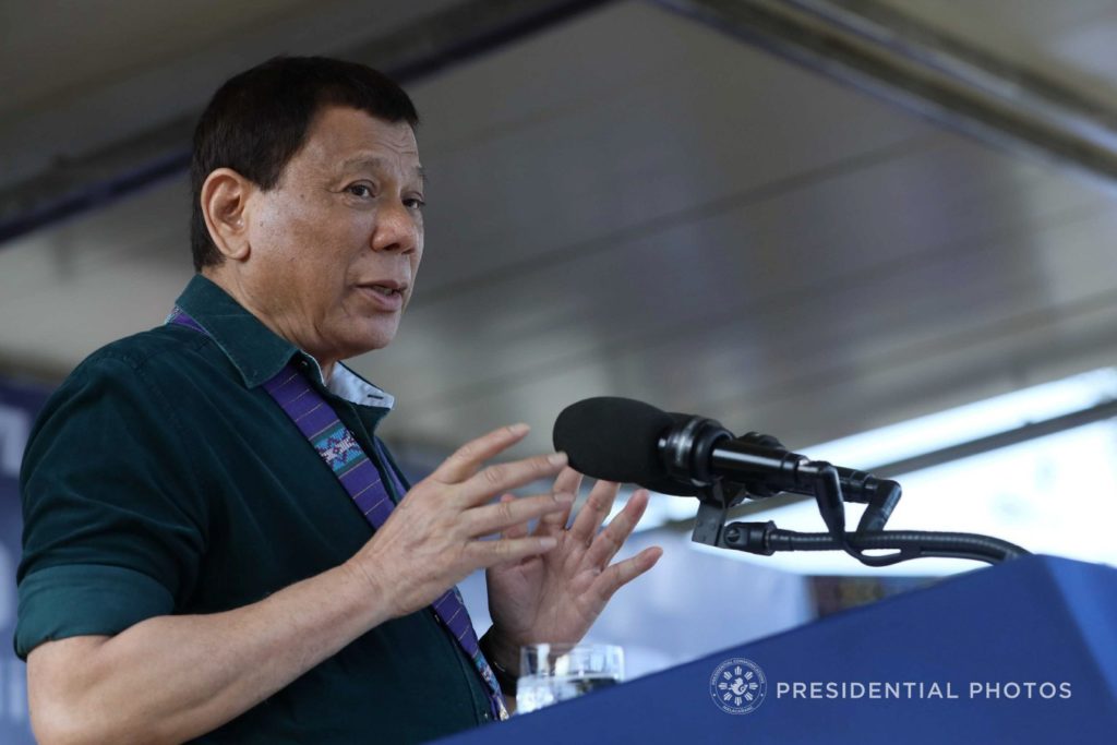 FILE: In a press briefing in Boracay Island, Presidential Spokesperson Harry Roque confirmed that Russian Ambassador to the Philippines Igor Khovaev paid a courtesy call on Duterte at Malacañang Palace on Monday.(ACE MORANDANTE/PRESIDENTIAL PHOTO)