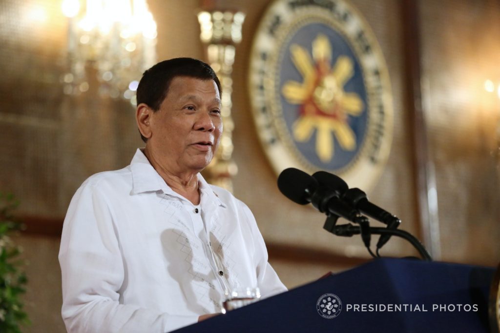 "Now, therefore, I, Rodrigo Roa Duterte, President of the Philippines, by virtue of the powers vested in me by the Constitution and existing laws, do hereby declare the whole month of April of every year as "Buwan ng Kalutong Pilipino" or "Filipino Food Month,” the proclamation read. (KARL NORMAN ALONZO/PRESIDENTIAL PHOTO)