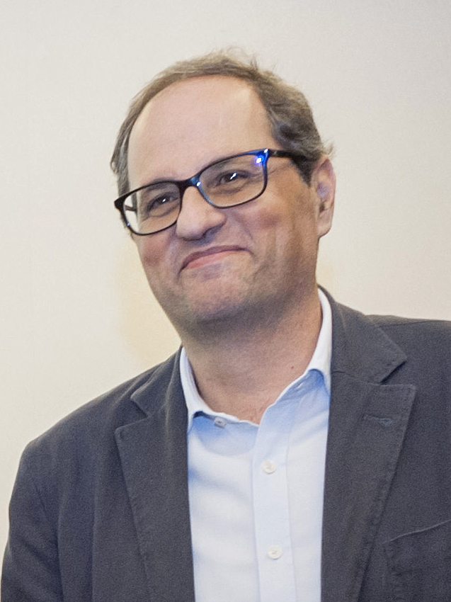 Quim Torra says Jordi Turull and Josep Rull, prominent secessionists who are in pre-trial detention, are keen to become government ministers and have asked a judge to release them. Torra visited them at their jails near Madrid on Monday.</p><p id=