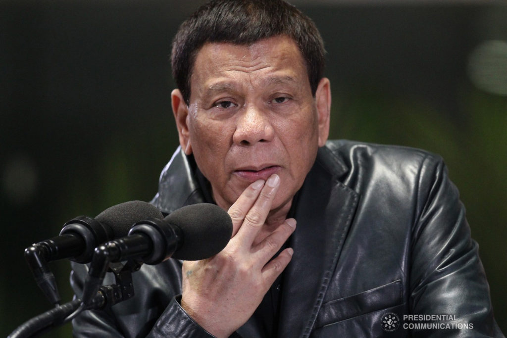 “For those offices na hindi talaga ma-control (can’t be controlled) I will place you under the Office of the President,” Duterte said in his speech at the Ninoy Aquino International Airport (NAIA) Terminal 2 upon his arrival from his three-day state visit to South Korea. (ACE MORANDANTE/PRESIDENTIAL PHOTO)