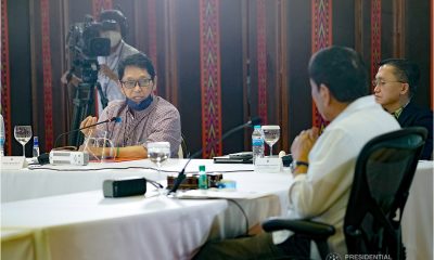 Labor and Employment Secretary Silvestre Bello III during a meeting at the Malacañang Palace