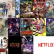Posters of Animes in Netflix