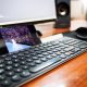 video on phone black keyboard