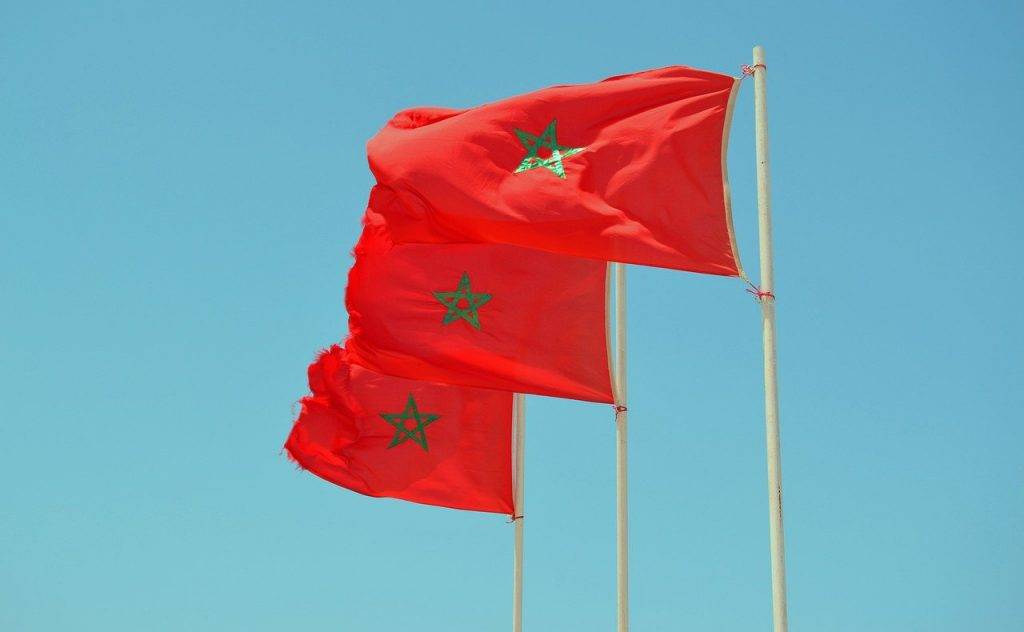 3 flags of morocco