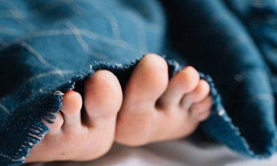 A person's toes