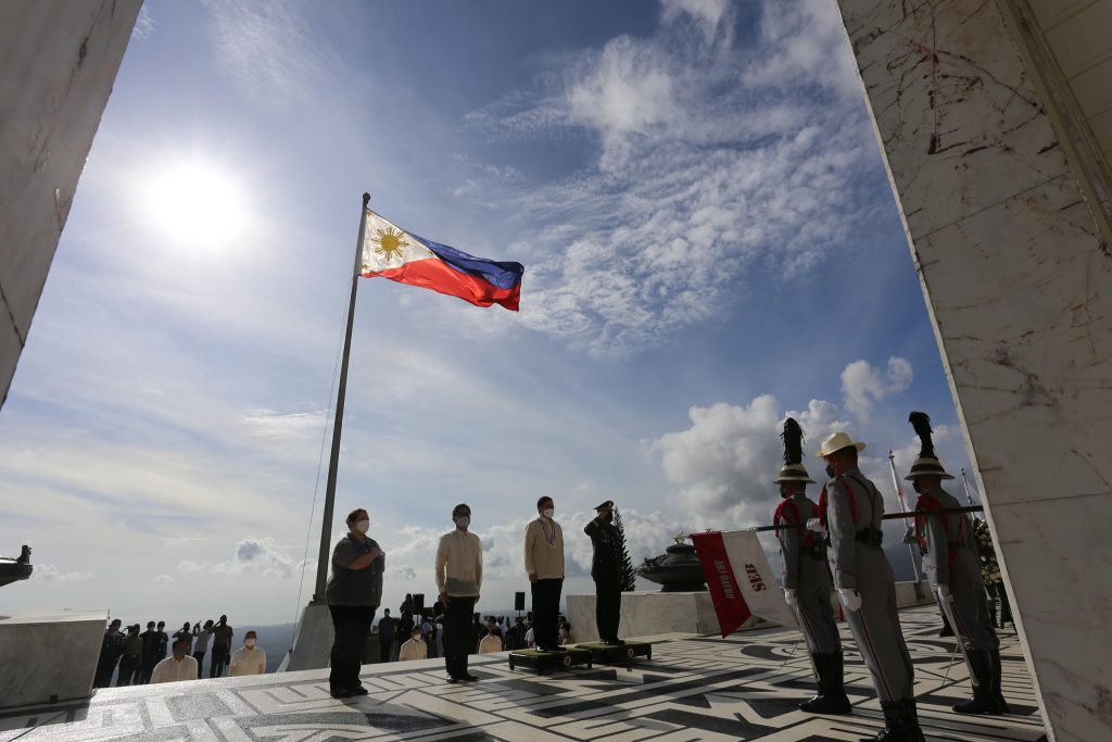 Araw ng Kagitingan was commemorated this morning at Mount Samat National Shrine in Pilar, Bataan