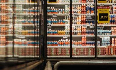 Fridge in supermarket