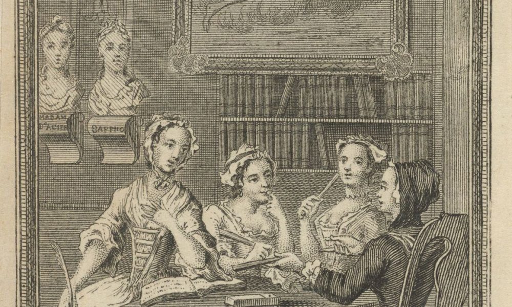 Frontispiece to The Female Spectator, Vol. 1