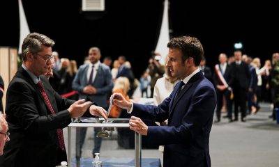 Macron voting