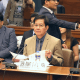 Ping Lacson speaks in the Senate