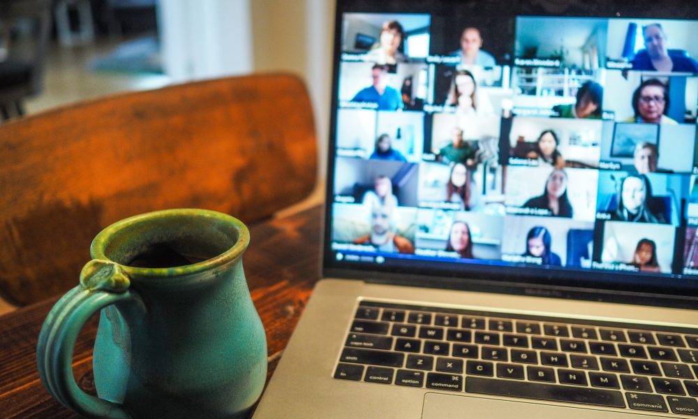 Video call with a group of people