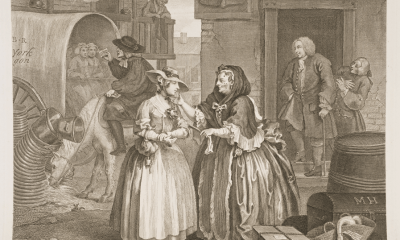 William Hogarth's A Harlot's Progress, plate 1