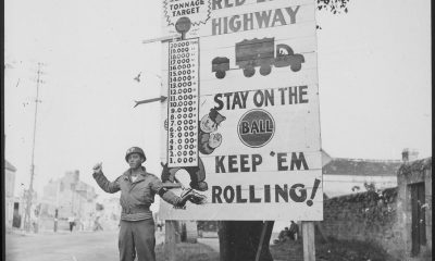 red ball highway sign