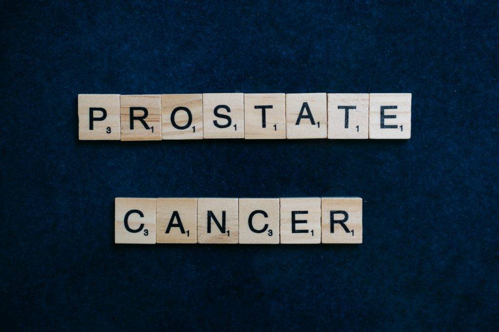 scribble tiles spelled 'prostate cancer'