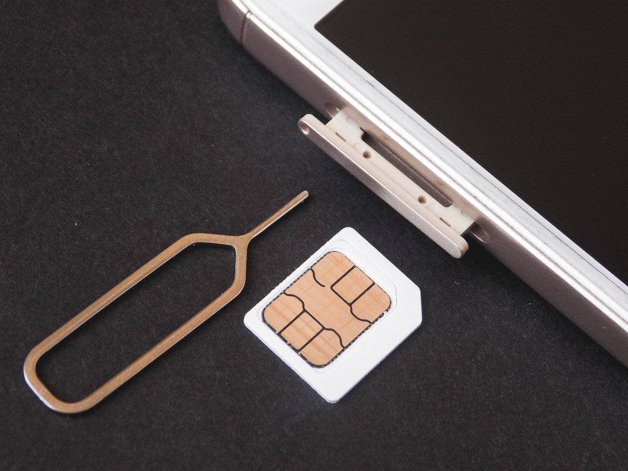 sim card and cellphone