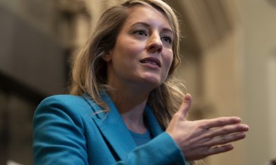 Foreign Affairs Minister Melanie Joly speaks with the media