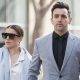 Canadian musician Jacob Hoggard arrives alongside his wife Rebekah Asselstine, for his sex assault trial