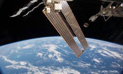 microsatellite in space