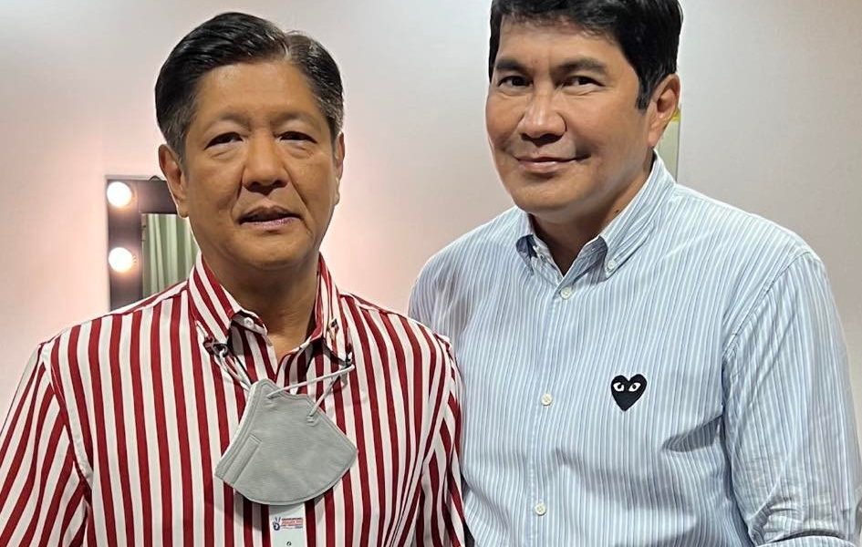 President-elect Ferdinand "Bongbong" Marcos Jr. and incoming Social Welfare and Development Secretary Erwin Tulfo