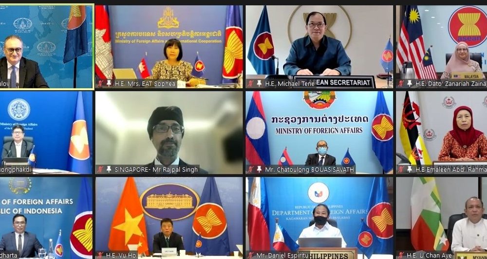 ASEAN-RUSSIA MEET VIDEO CONFERENCE SCREENSHOT