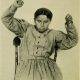 A woman with catatonia ‘posturing’.