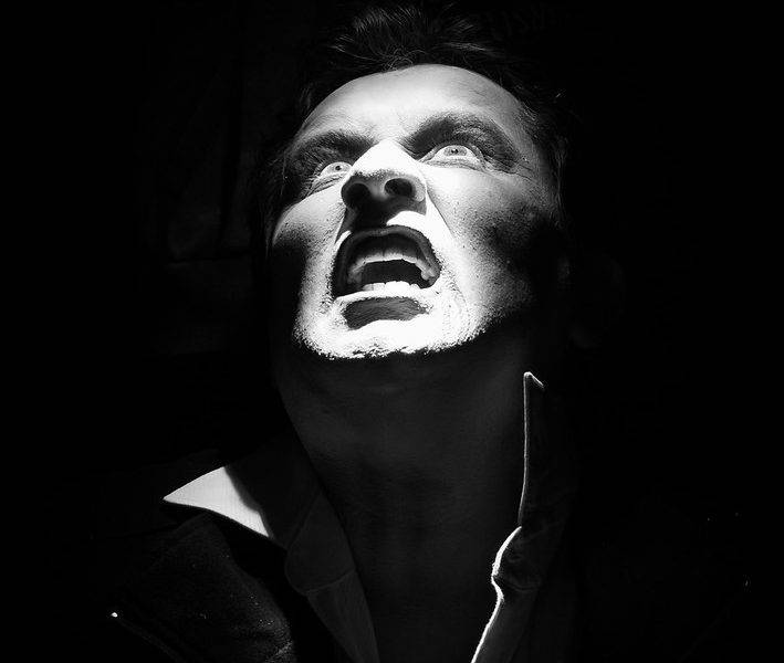 dracula in black and white