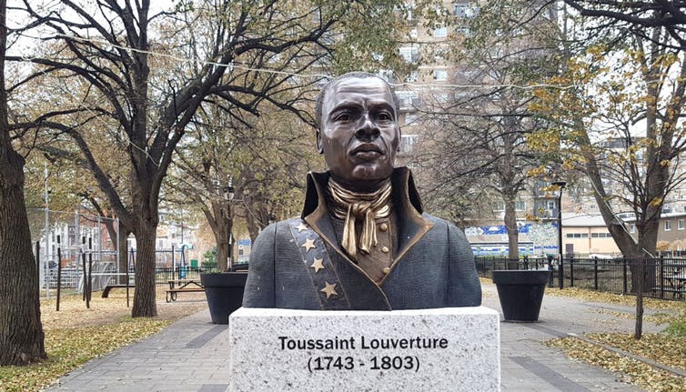Toussaint Louverture bust statue