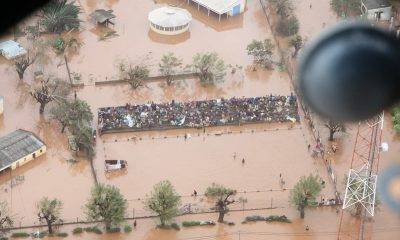 flooding caused by Cyclone Idai in Mozambique