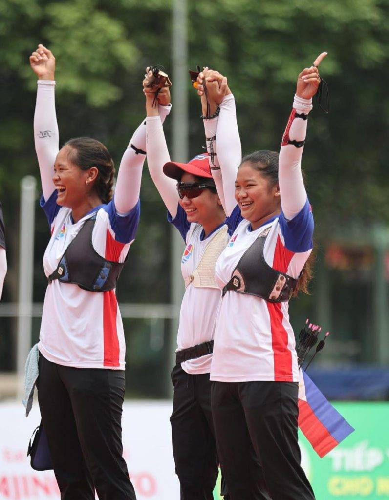 Pia Bidaure, Abby Bidaure and Phoebe Amistoso