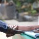 Person's blood pressure being taken