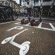 parking space for electric scooters