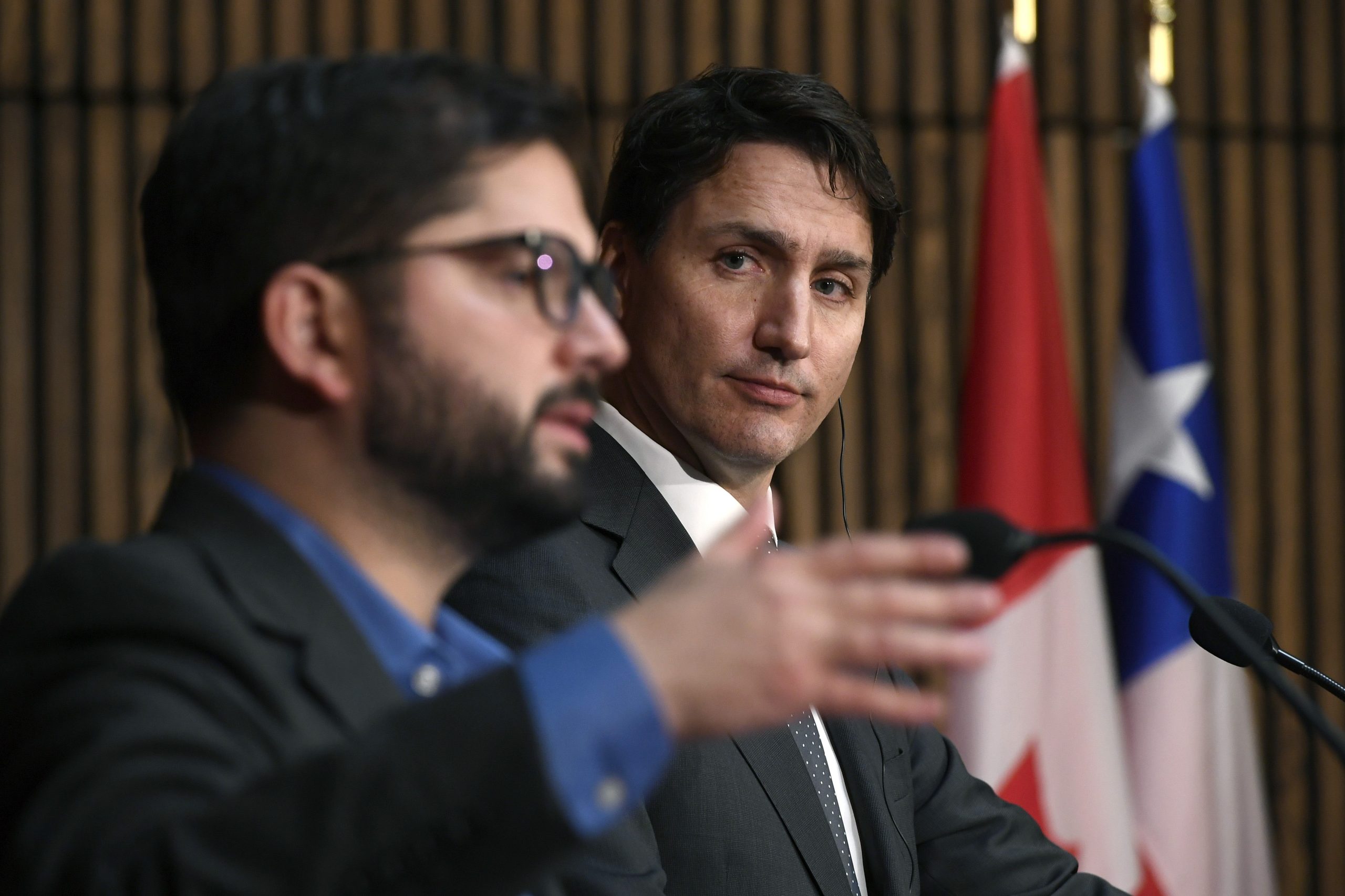 Gabriel Boric and Justin Trudeau