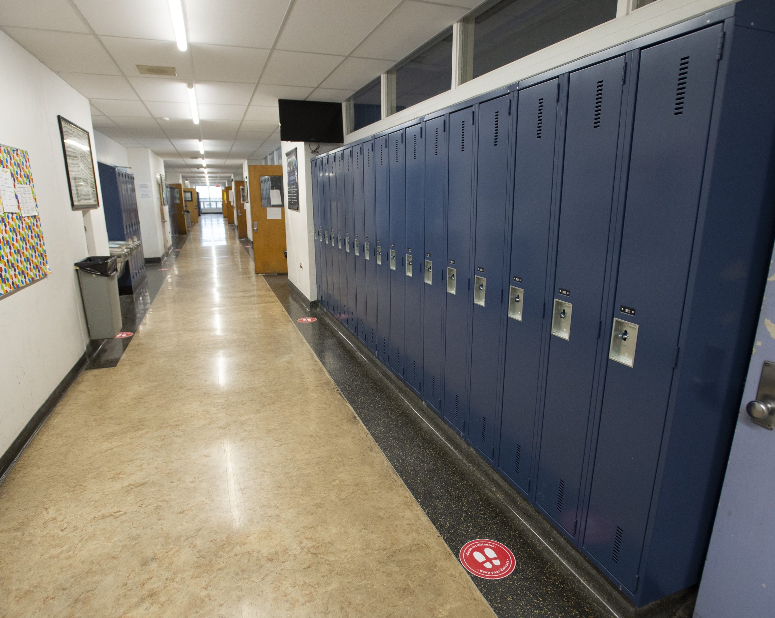 School hallway