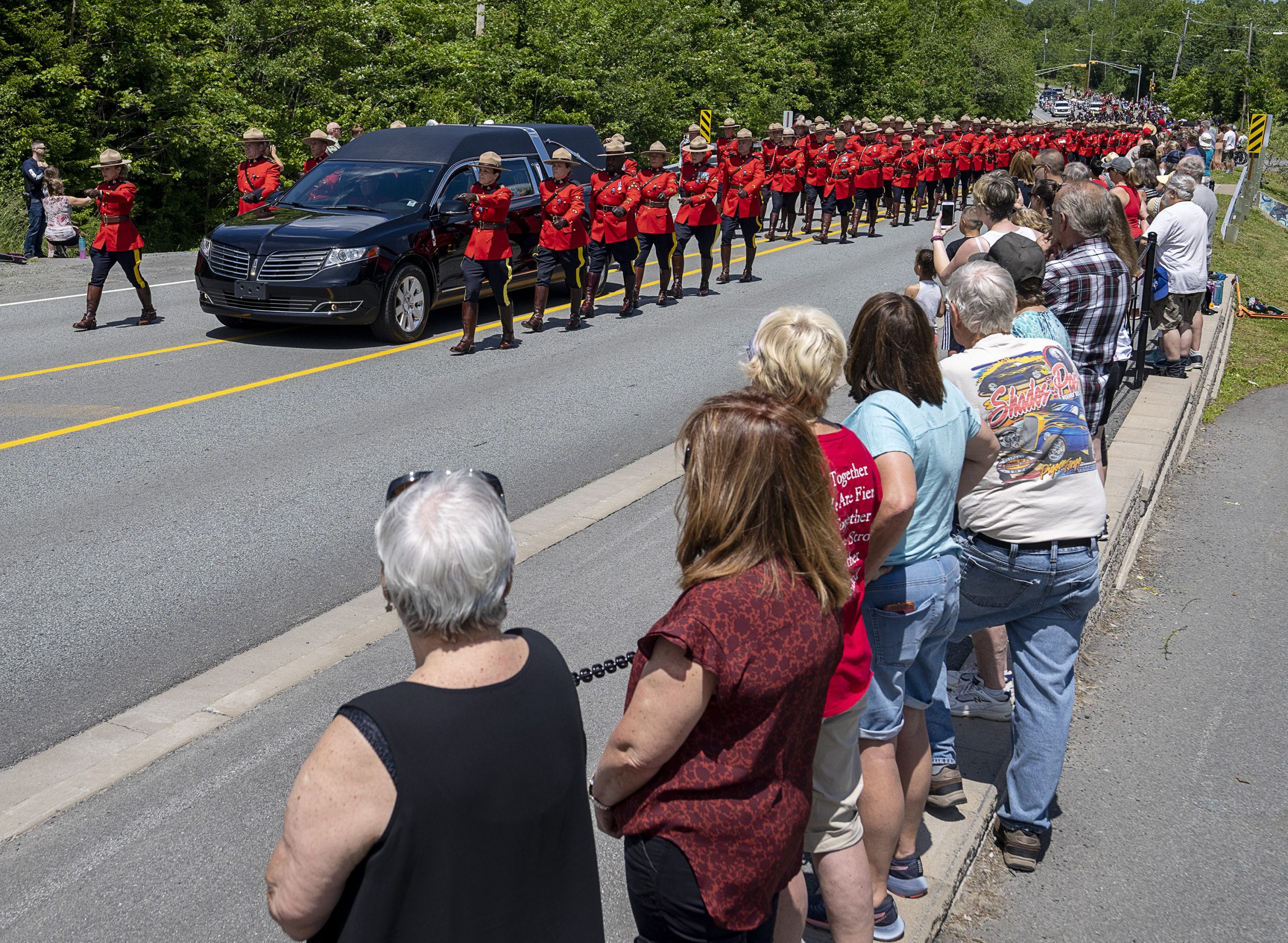 RCMP memorial march