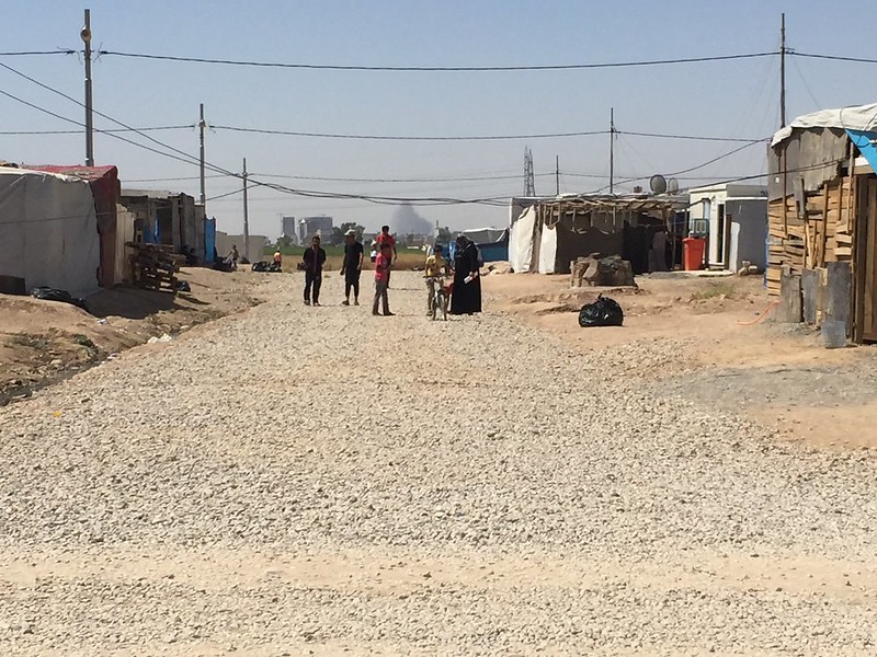 Arab refugees in Camp Erbil area