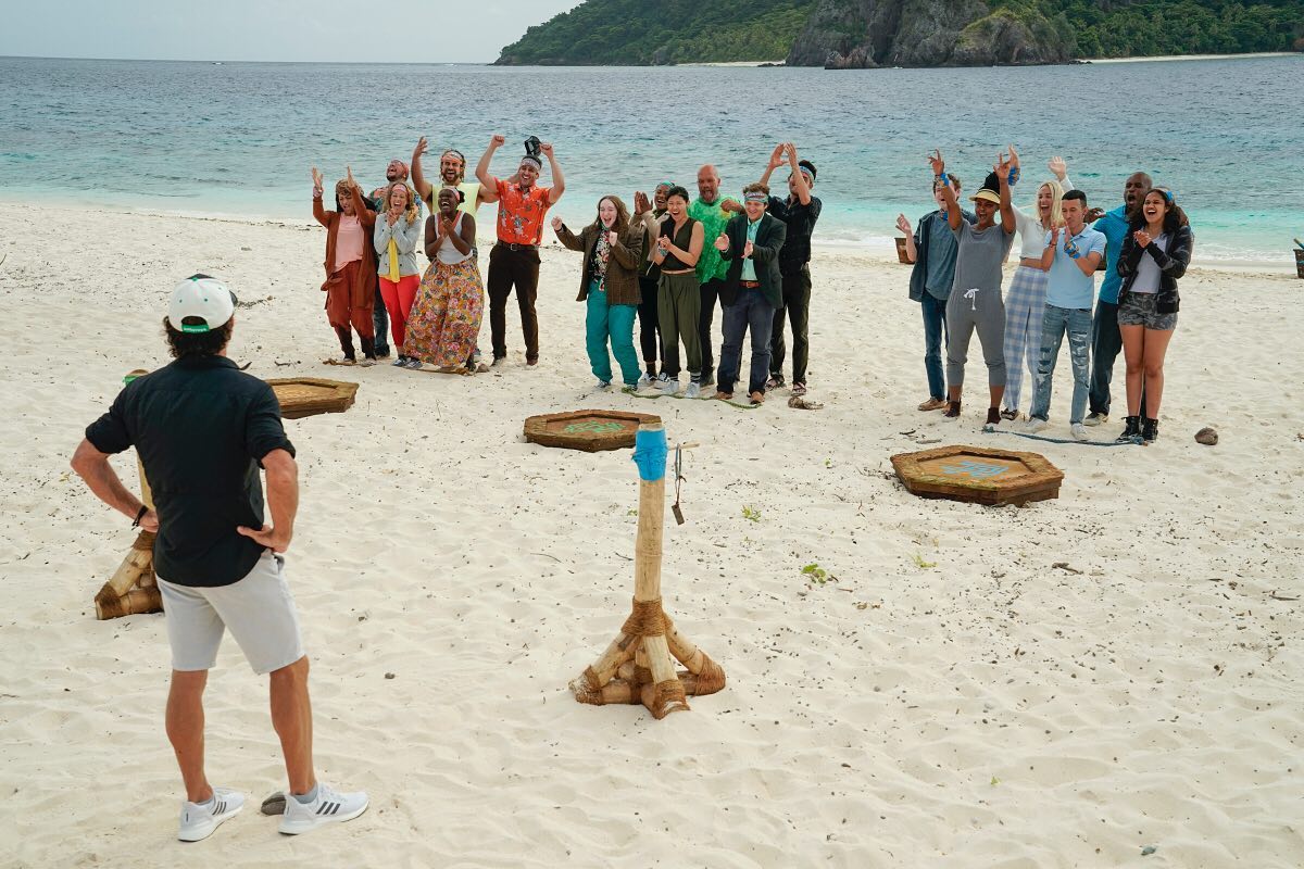 Cast and host of Survivor