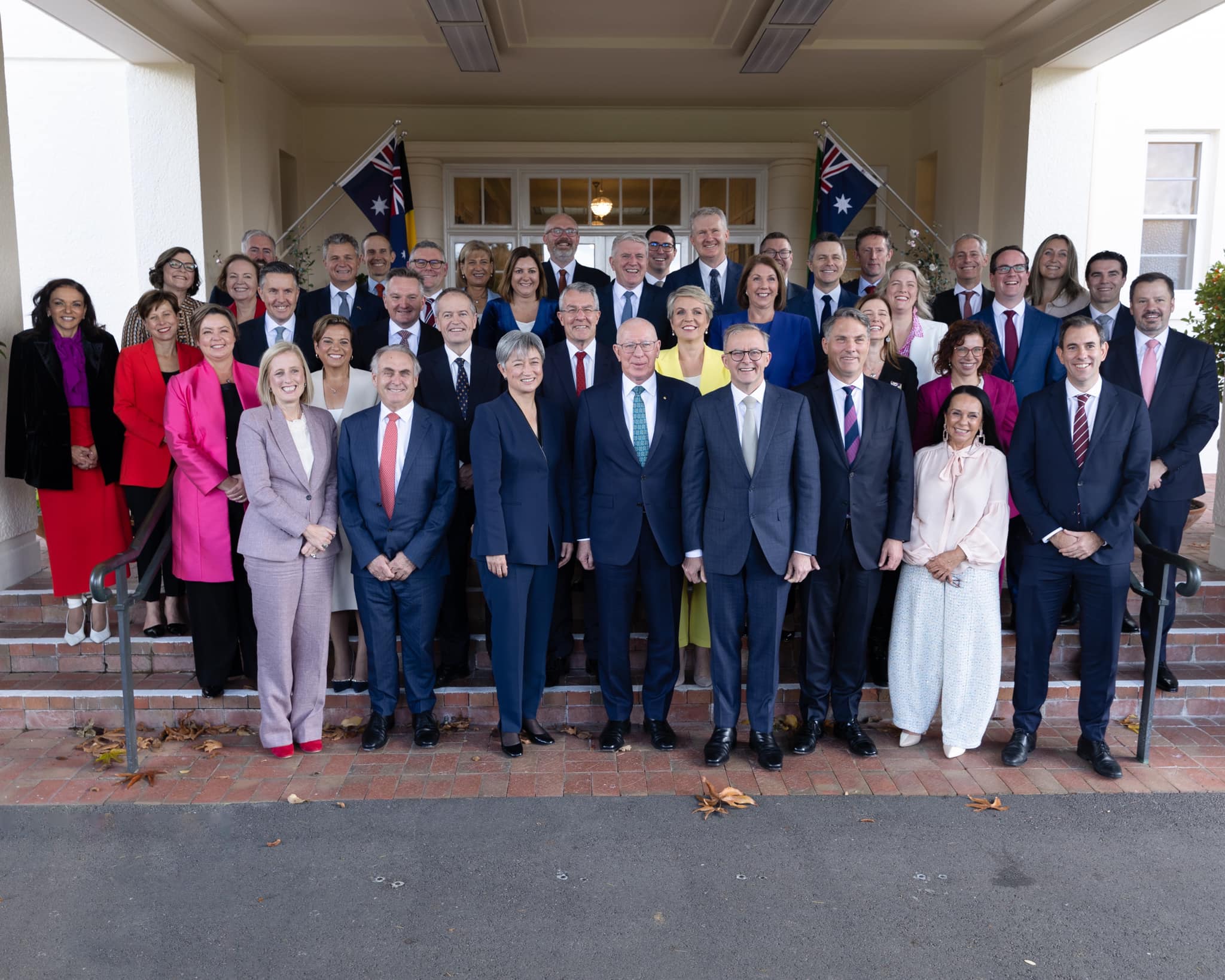 Anthony Albanese and his Cabinet