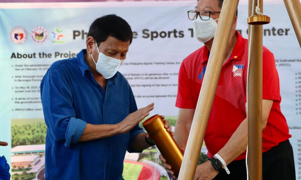 Duterte on the groundbreaking ceremony of Philippine Sports Training Center
