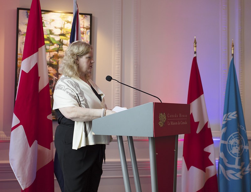 Janice Charette at Canada House