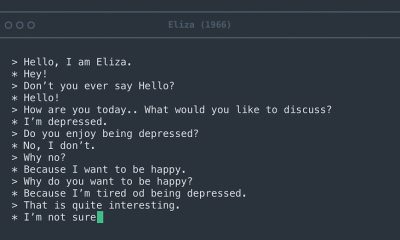 ELIZA conversation