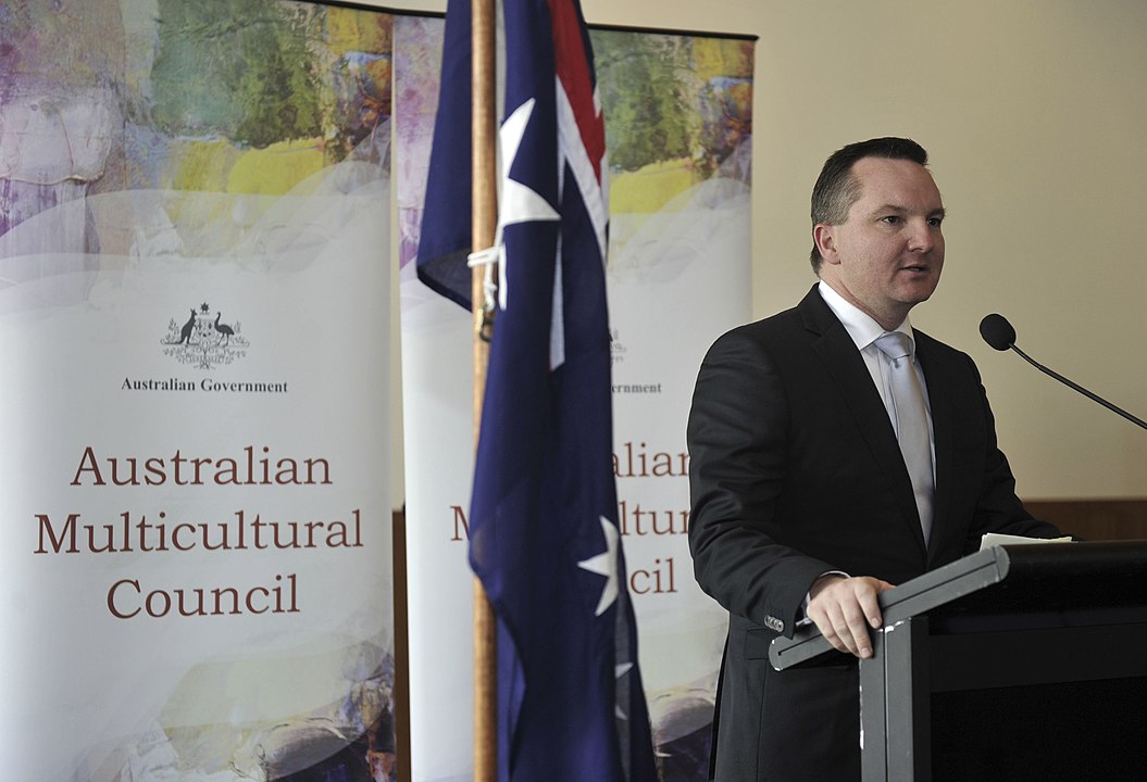 Chris Bowen speaking