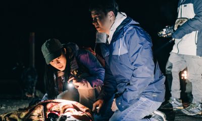 Director Kevin K on the set of Incantation