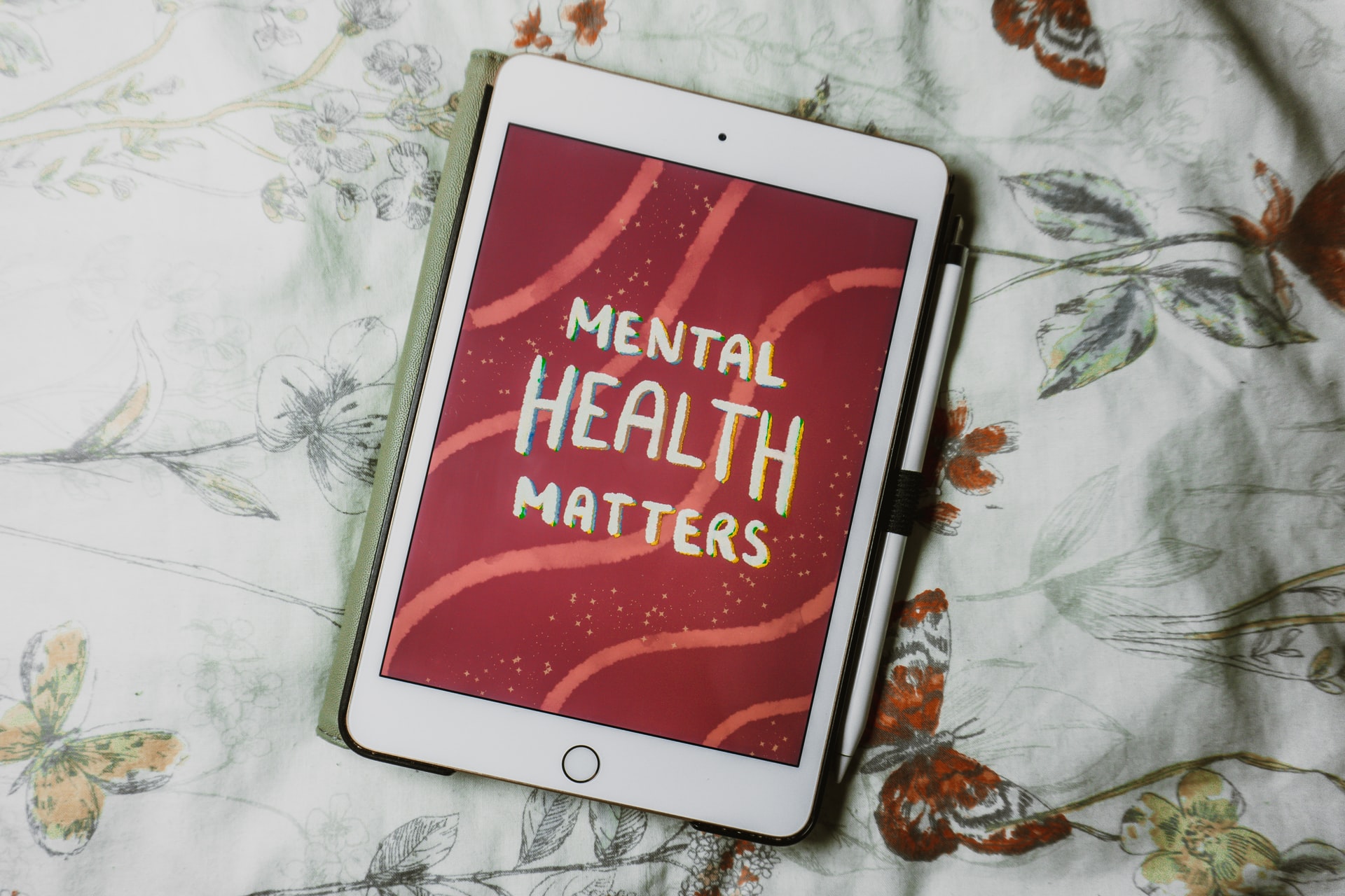 Tablet that reads mental health matters