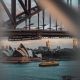 Sydney Opera House as seen from Luna Park