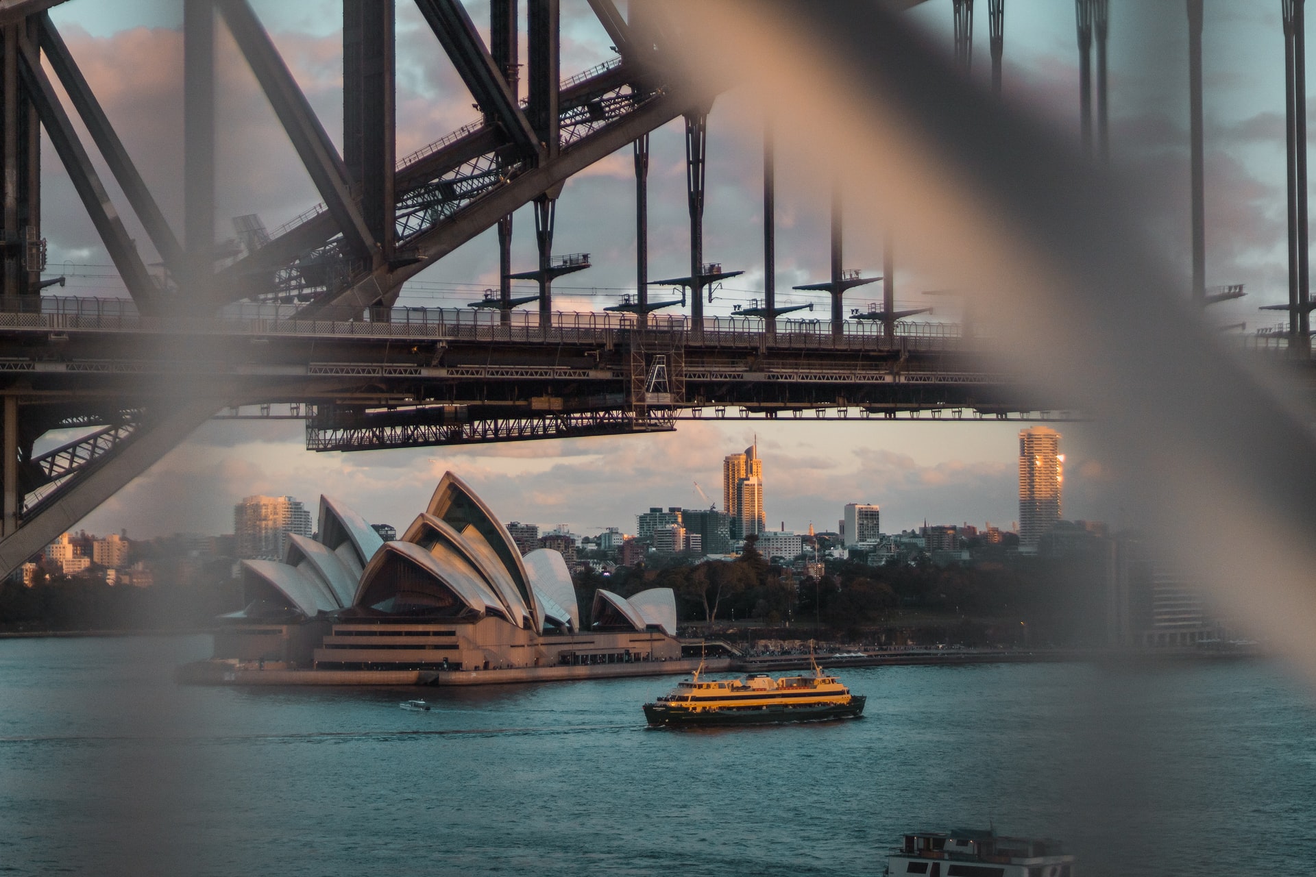 Sydney Opera House as seen from Luna Park