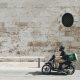 delivery guy on motor