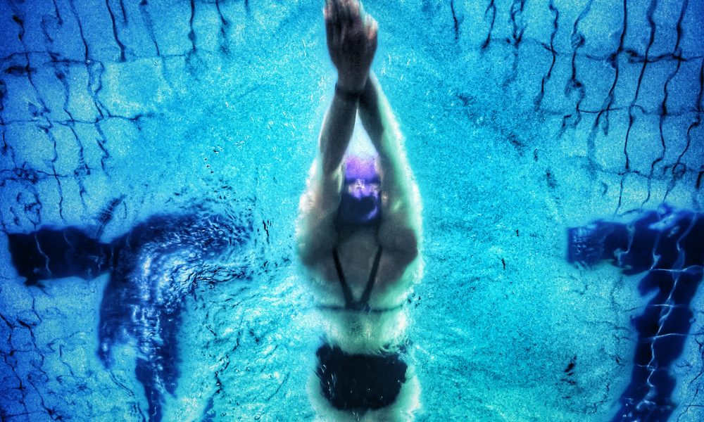 swimmer on the pool