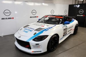Nissan Z Racing Concept race cars 230 and 244.
